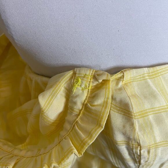 Capulet Midi Sun Dress Butter Yellow Plaid Size XS - Picture 6 of 13